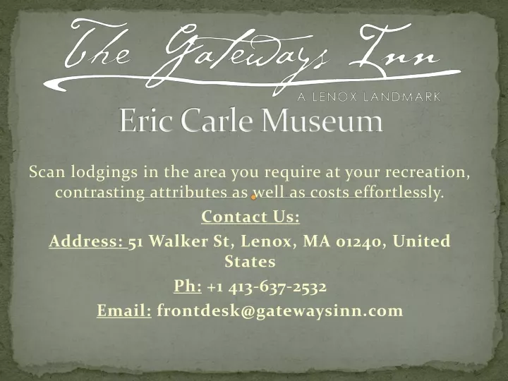 eric carle museum