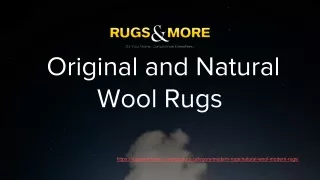 Does a Wool Rugs the best choice for a kid's bedroom - Rugs&More