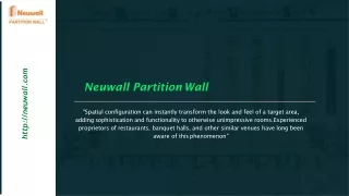 Accessories of  Partition Wall