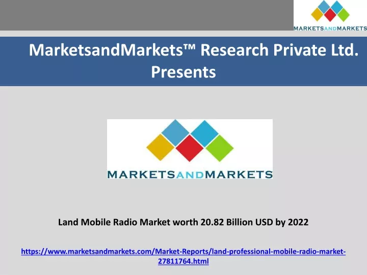 marketsandmarkets research private ltd presents