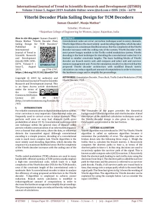 international journal of trend in scientific