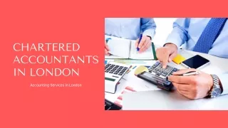 Find Best Chartered Accountants and Tax Advisers in London