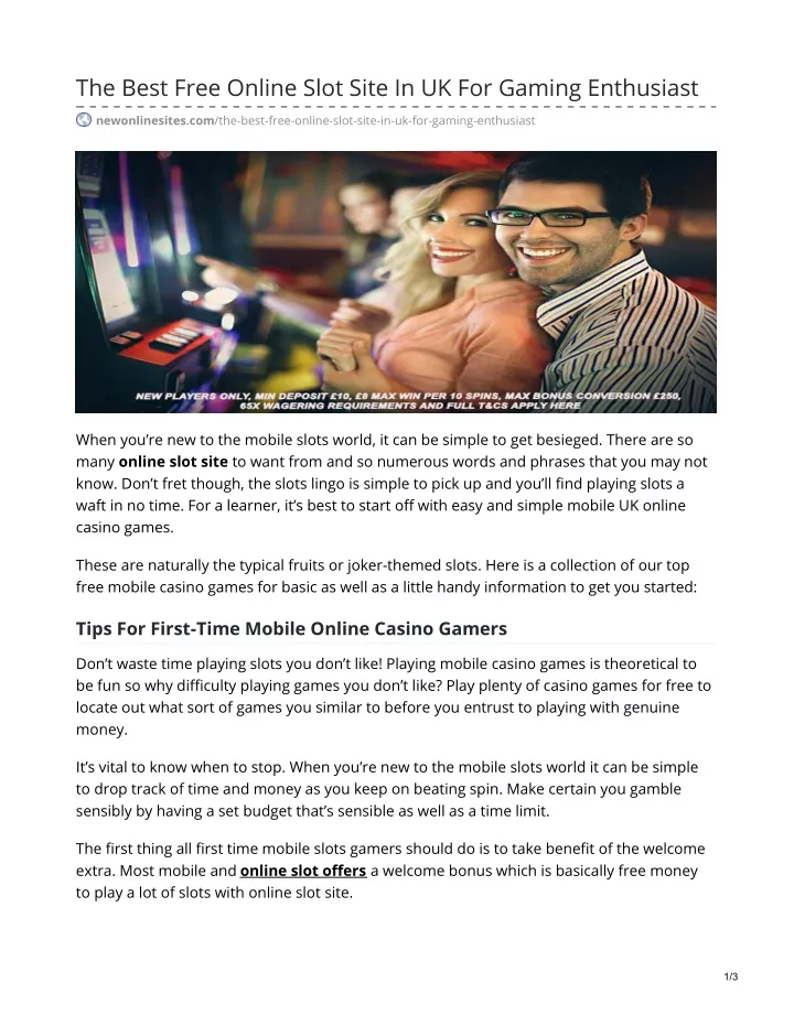 the best free online slot site in uk for gaming
