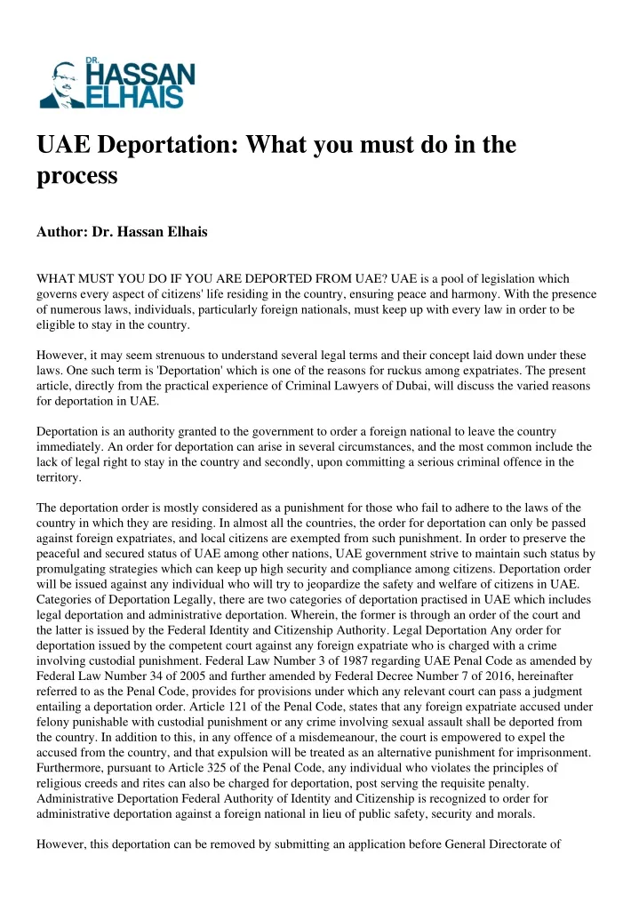 uae deportation what you must do in the process