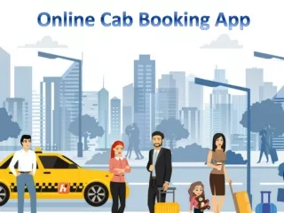 Online Cab Booking App