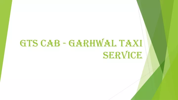 gts cab garhwal taxi service