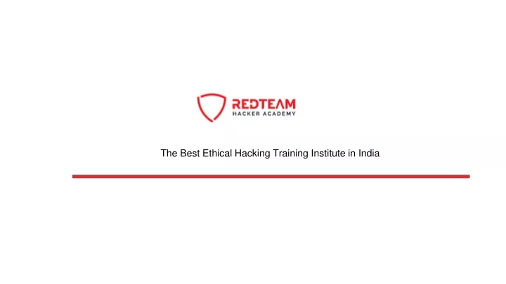 the best ethical hacking training institute