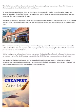 this short article can inform the ropes