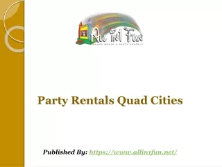 Party Rentals Quad Cities