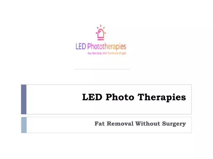 led photo therapies