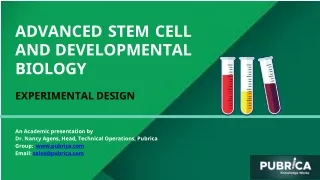 advanced stem cell and developmental biology