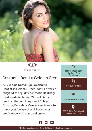Cosmetic Dentist Golders Green