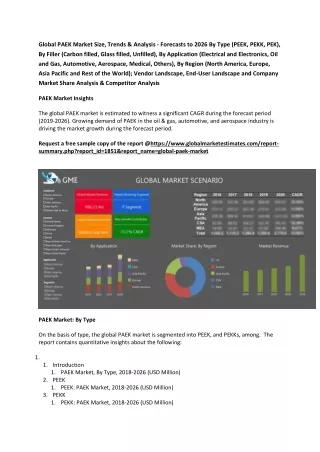 global paek market size trends analysis forecasts