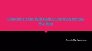 How To Earn Money While Developing Mobile Apps