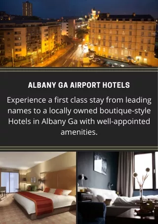 Get Best Albany GA Airport Hotels