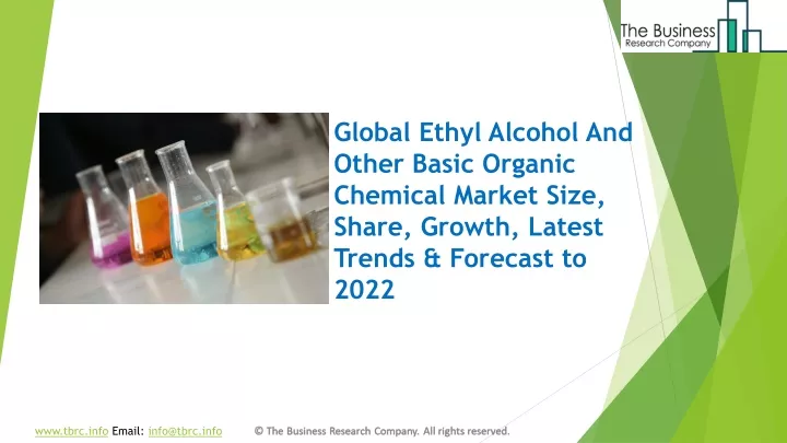 global ethyl alcohol and other basic organic