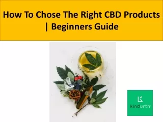 How To Chose The Right CBD Products | Beginners Guide