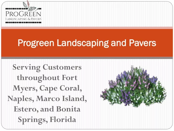 progreen landscaping and pavers