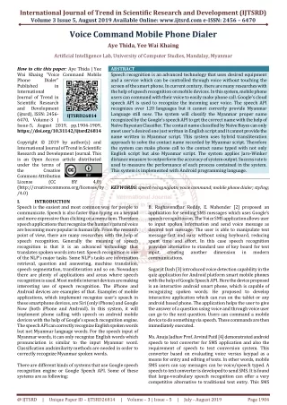 international journal of trend in scientific