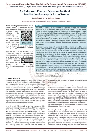 international journal of trend in scientific