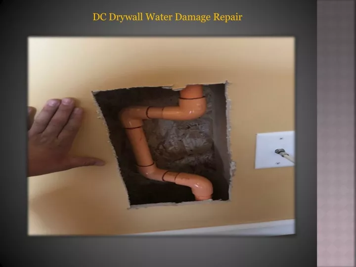 dc drywall water damage repair