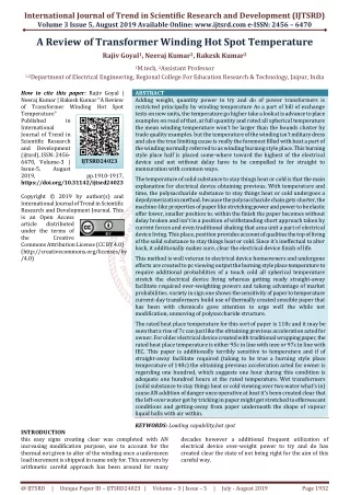 international journal of trend in scientific