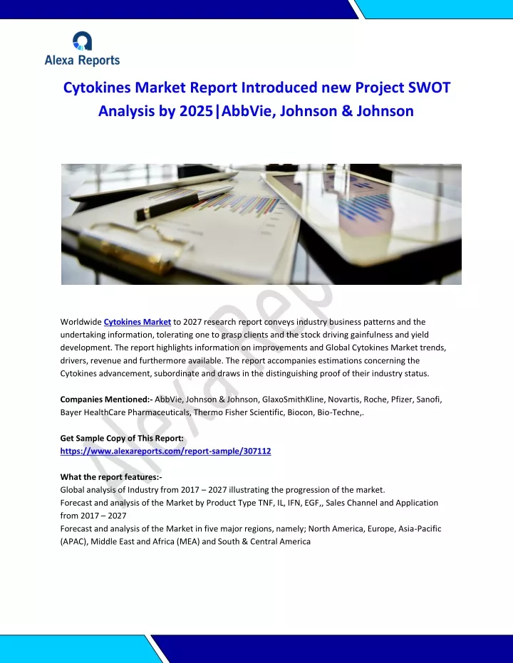 cytokines market report introduced new project