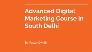 Digital Marketing Course in South Delhi | Get Free Tools  & 100% Job