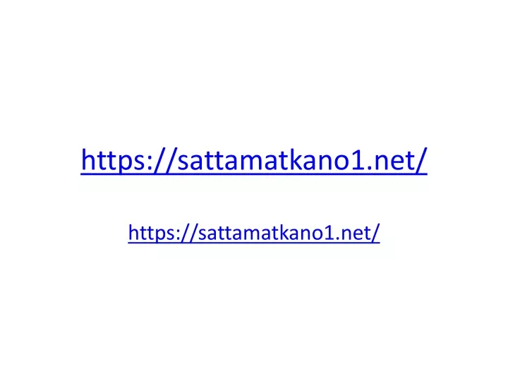 https sattamatkano1 net