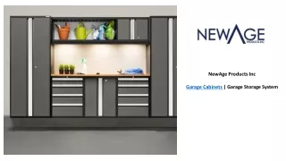 Garage Storage Cabinets | NewAge Products Canada