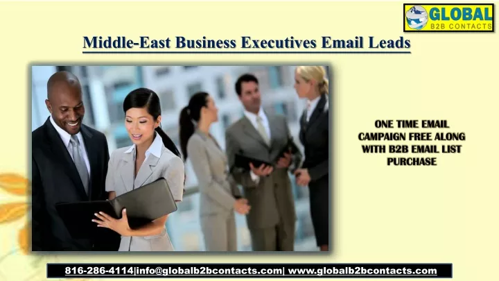 middle east business executives email leads