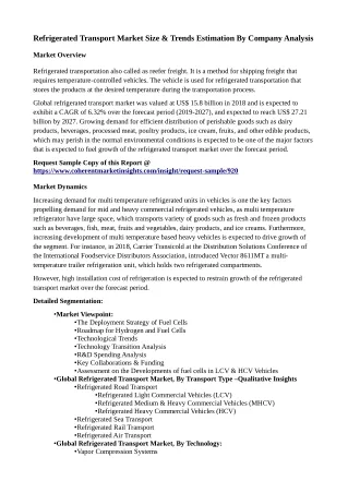 refrigerated transport market size trends
