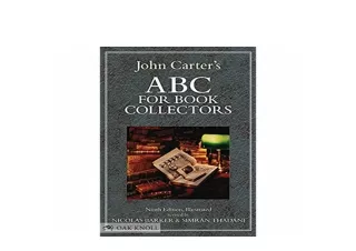 ebook_$ [PDF] ABC_for_Book_Collectors ([Read]_online)
