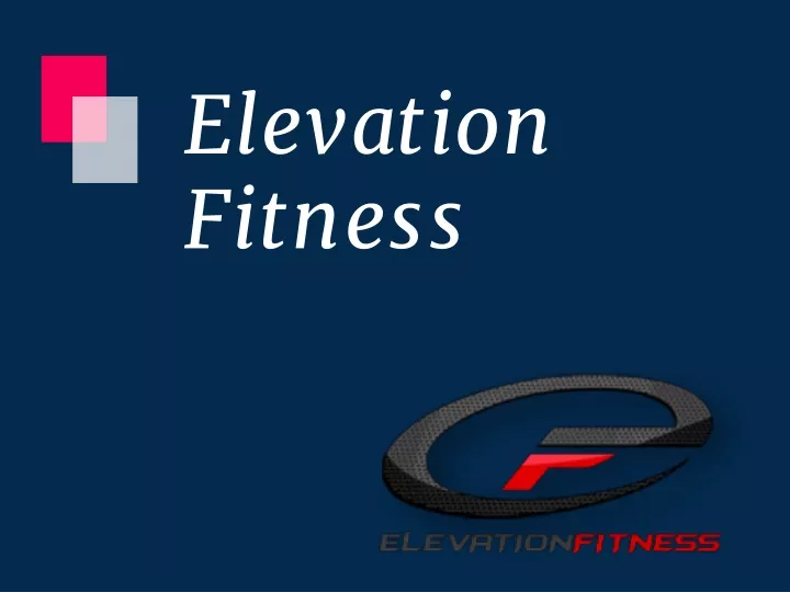 elevation fitness