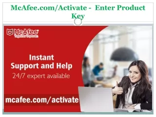 mcafee com activate enter product key