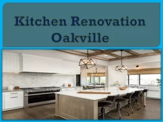 Kitchen Renovation Oakville