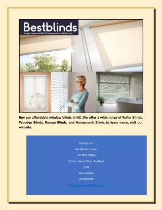 Blinds NZ | Bestblinds.co.nz