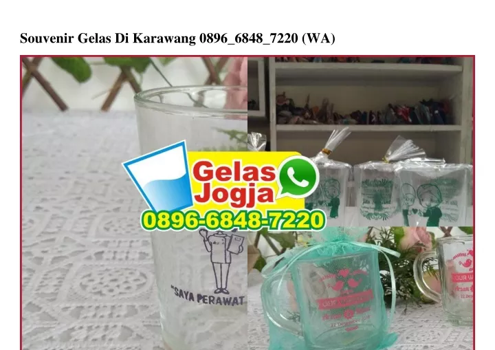 souvenir gelas di karawang 0896 6848 7220 wa