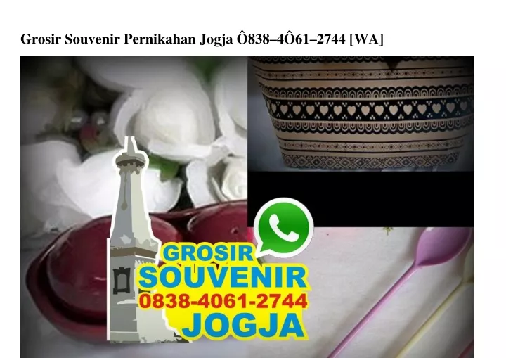 grosir souvenir pernikahan jogja 838 4 61 2744 wa