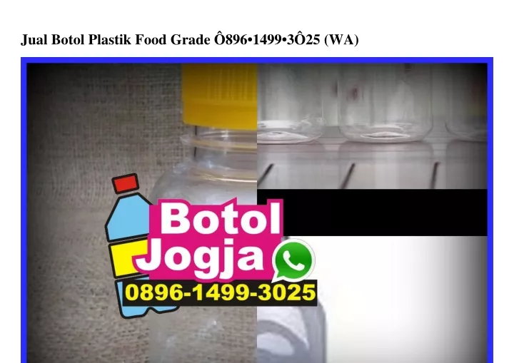 jual botol plastik food grade 896 1499 3 25 wa