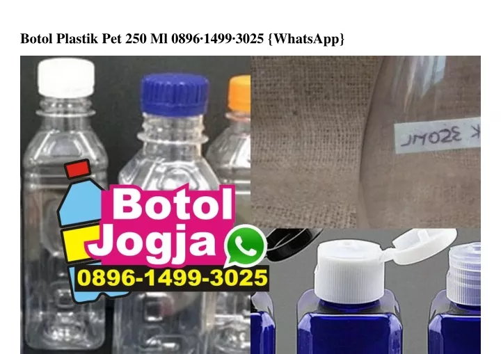botol plastik pet 250 ml 0896 1499 3025 whatsapp
