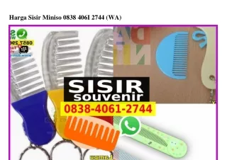 Harga Sisir Miniso 0838-406I-2744[wa]