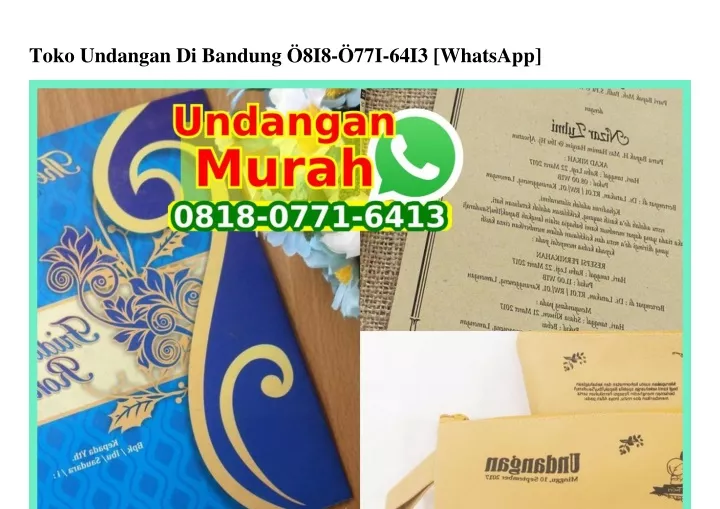 toko undangan di bandung 8i8 77i 64i3 whatsapp