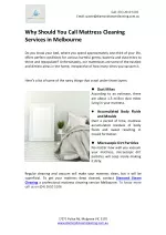 Why Should You Call Mattress Cleaning Services in Melbourne - slide 1