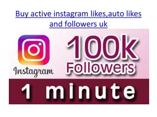 buy active instagram followers uk