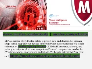 www mcafee com activate mcafee com activate