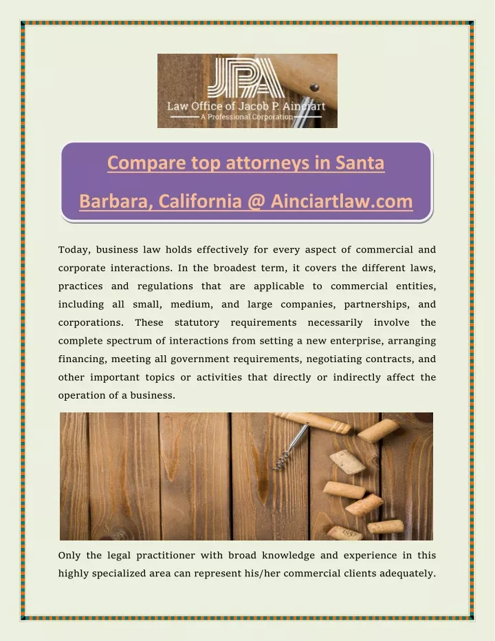 compare top attorneys in santa