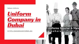 High Quality Uniform Company in Dubai