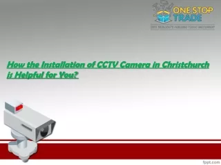 CCTV Camera in Christchurch