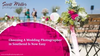 Choosing A Wedding Photographer in Southend Is Now Easy
